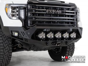 GMC Sierra 2500 Bomber Front Bumper w/ 5 LP6 Round LED Lights